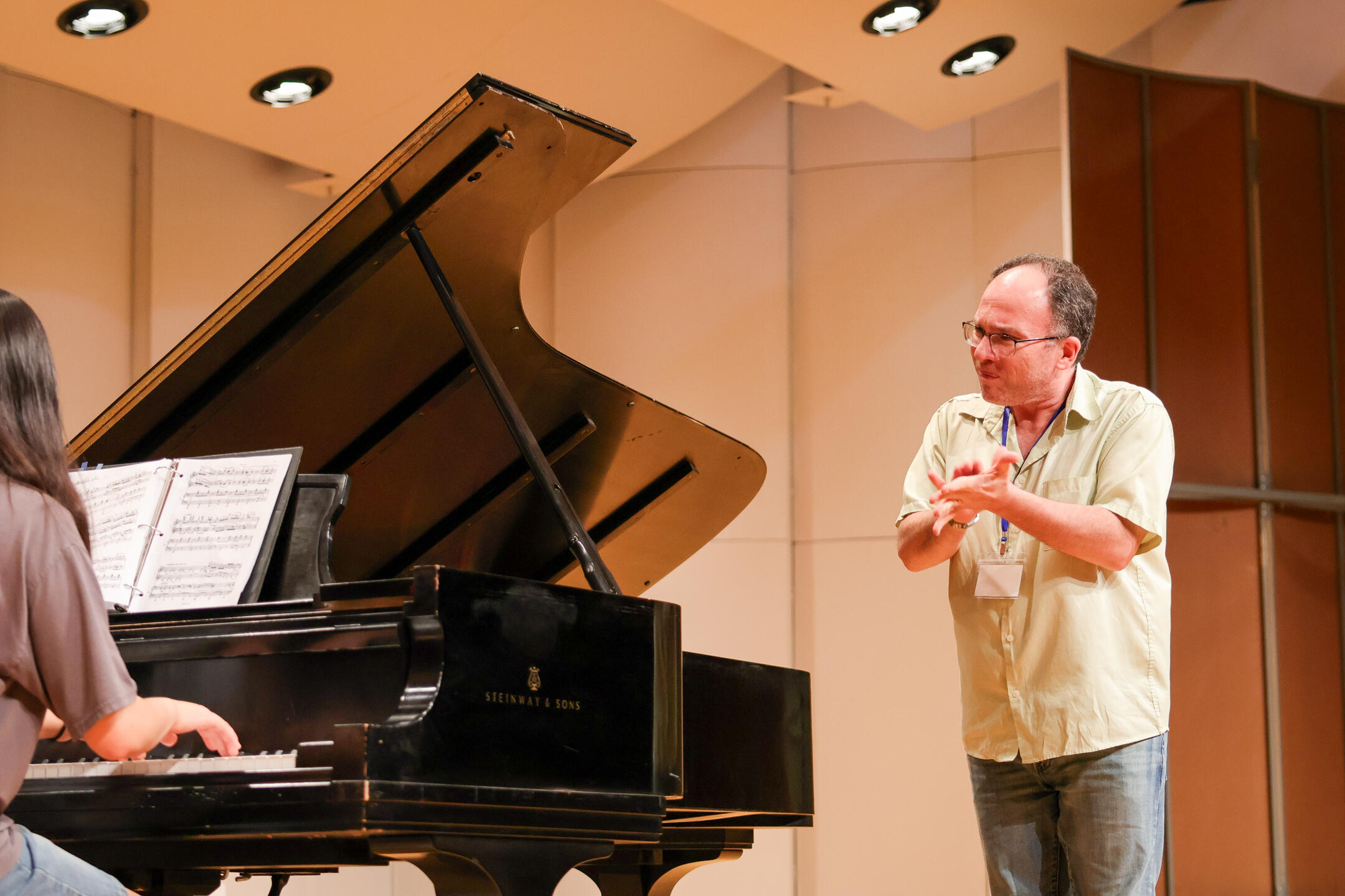 Piano Master Class in Action