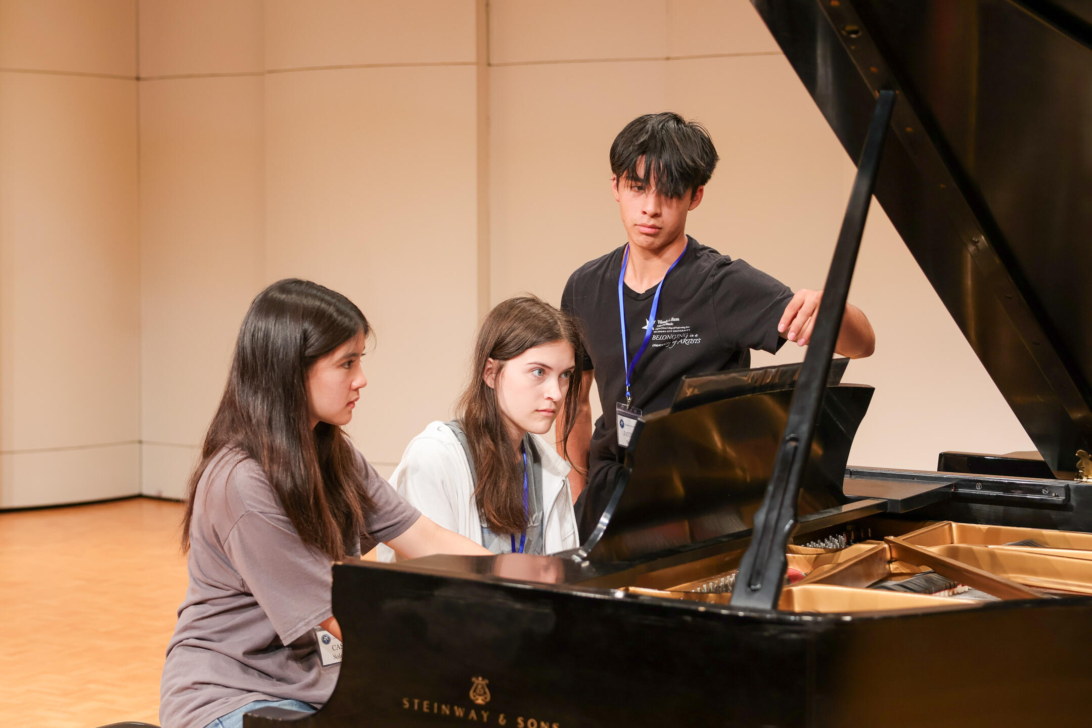 Piano Ensemble Rehearsal